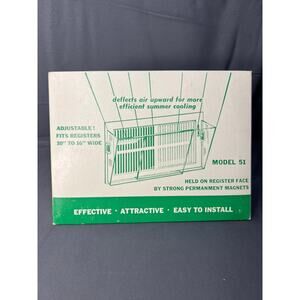 Deflecto Register Cover Model 51 10"-16" Adjustable NIP